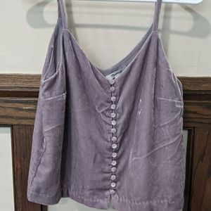 Madewell Velvet Tank Top